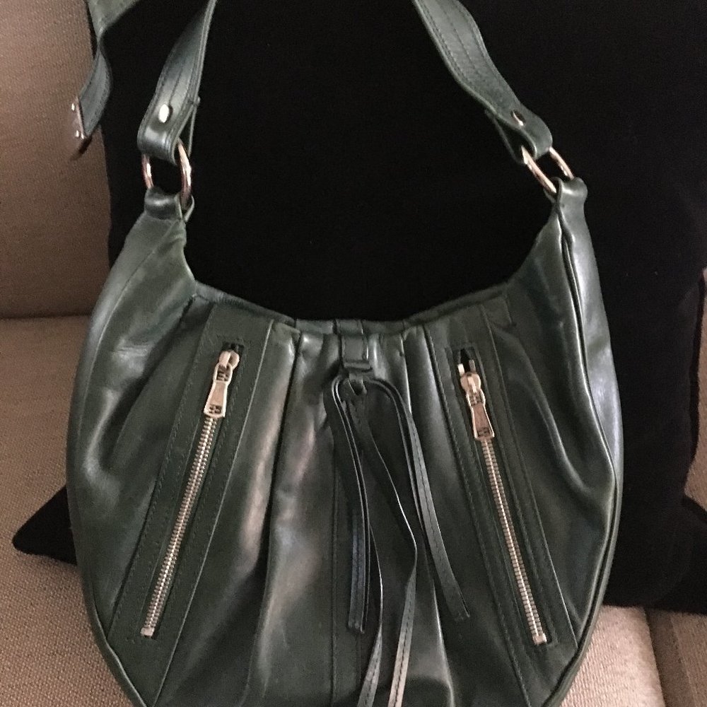 Authentic YSL Rive Gauche Vintage Hunter green bag
